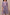 Light Blue & Lavender Block Printed Fine Cotton Striped Dress – Bel