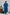 Cotton Kurta Cord Set in Solid Blue for Women – Sahaj