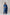 Navy Blue Cotton Silk Dupatta with Mukesh Work - Dhaaga