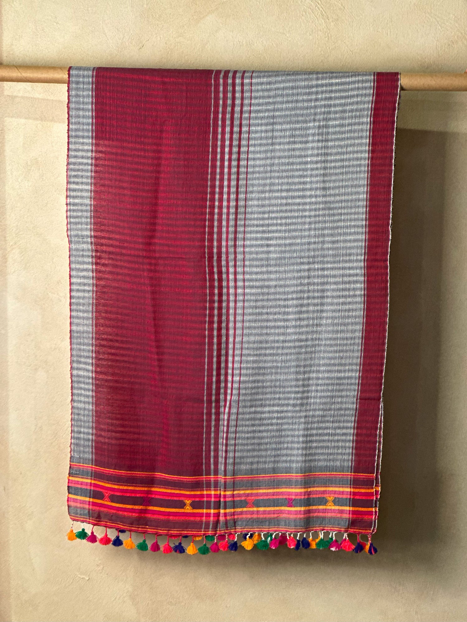 Saral Handloom Cotton Dupatta | Ray-ethnic