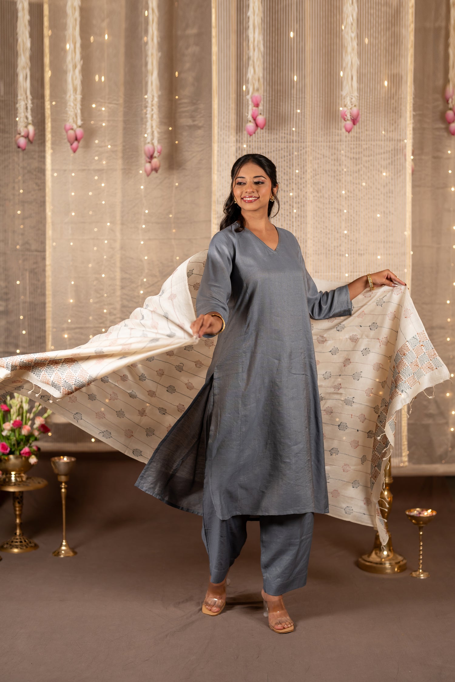 Silk Tissue Stripe Set of Two – The Ira Collection by Ray Ethnic