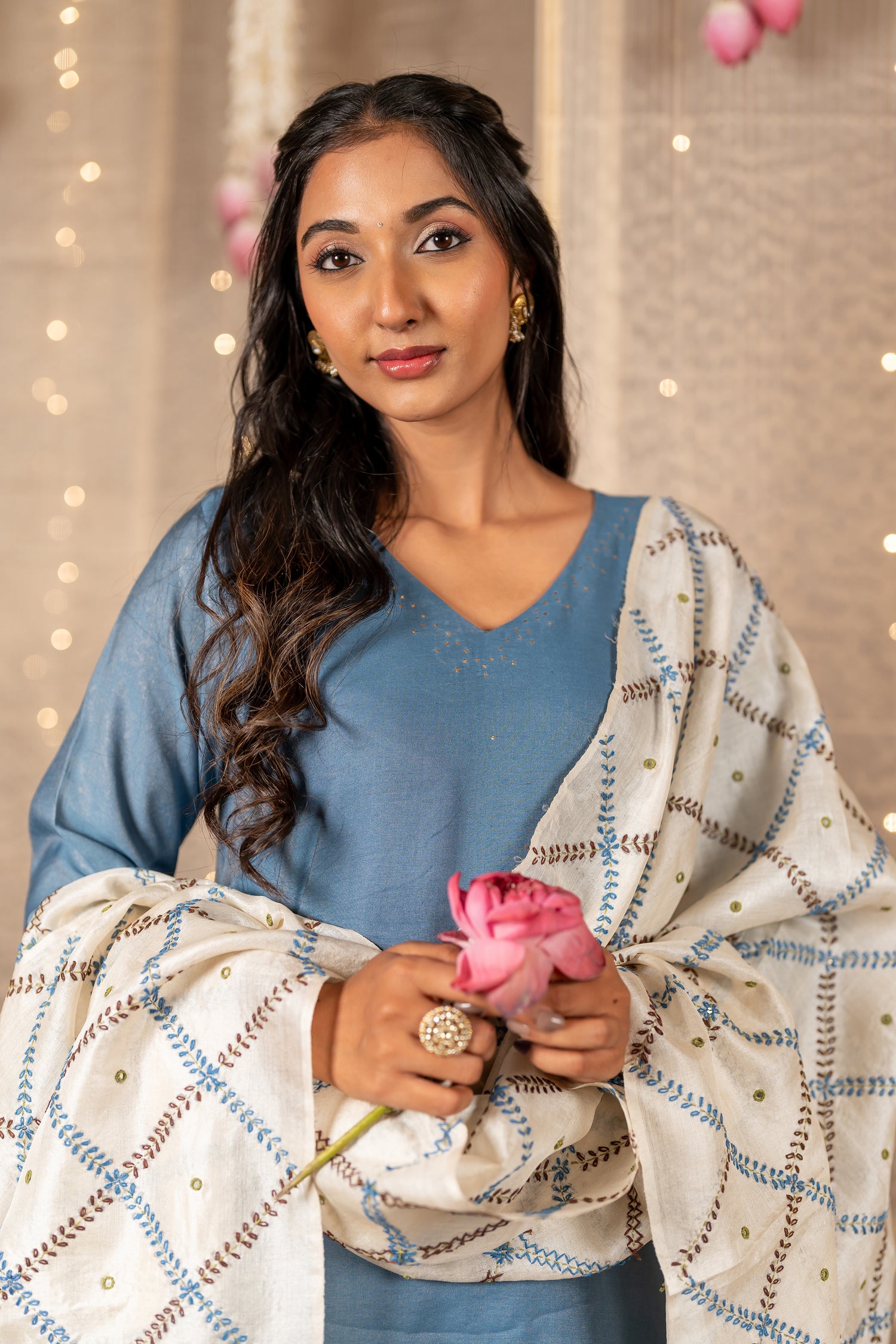 Silk Tissue Co-ord Set – The Ira Collection by Ray Ethnic