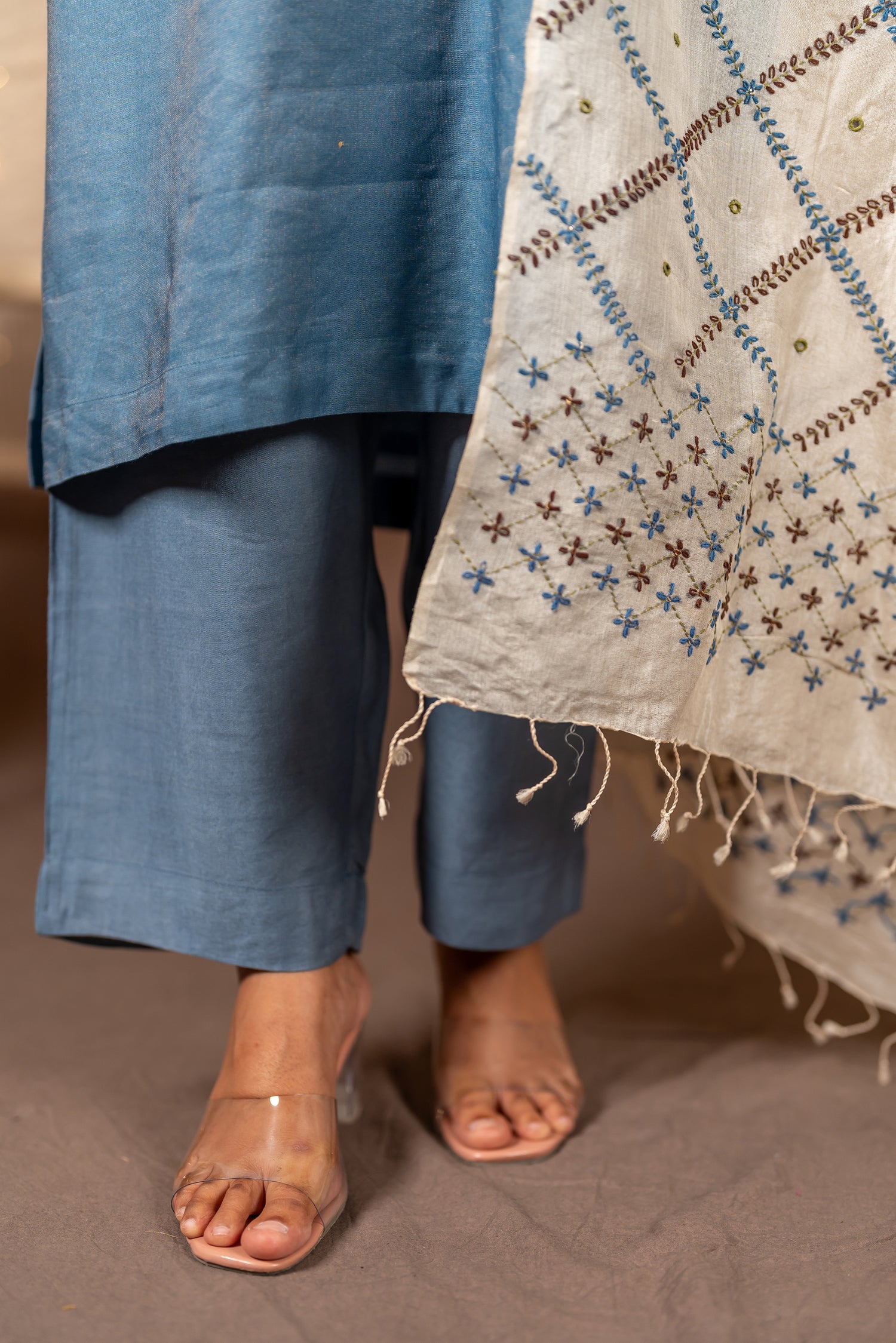 Silk Tissue Dupatta – The Ira Collection by Ray Ethnic