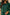 Ray Ethnic The Ira Dark Green Cotton Set of Two with Hand Embroidery