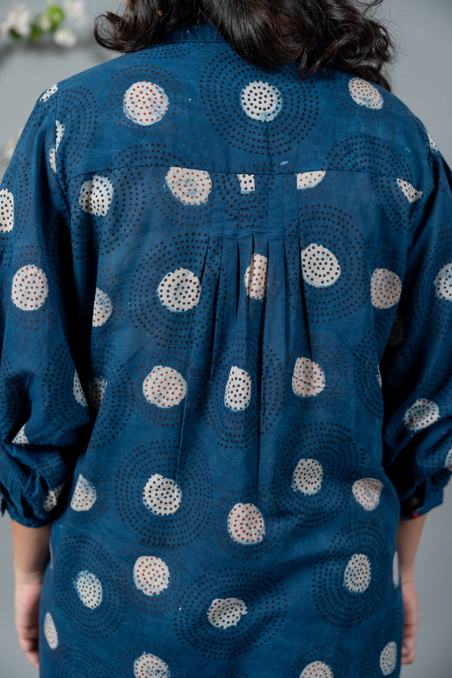 Parat- Block Print Mul Cotton Top