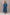 Indigo Dabu Printed V-Neck Long Dress – Sutra