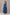 Indigo Dabu Printed V-Neck Long Dress – Sutra