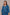 Indigo Dabu Printed V-Neck Long Dress – Sutra