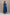 Indigo Flow Long Dress with Lotus Dana Print – Sutra