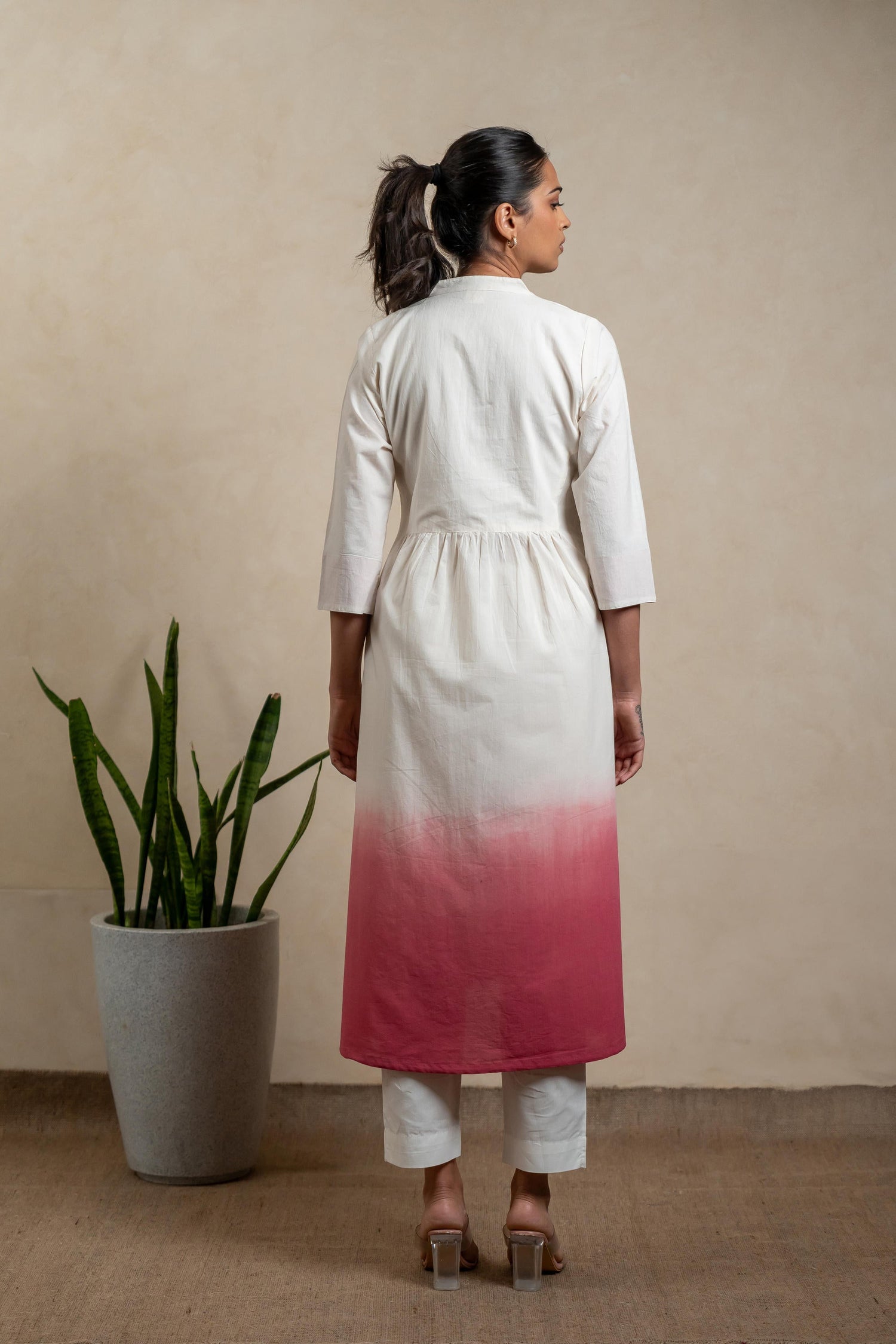 Aabha Tie-Dye Cotton Kurta | Ray-ethnic