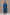 Handcrafted Indigo Dabu Dress with Three-Leaf Print – Sutra
