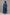 Handcrafted Indigo Dabu Dress with Three-Leaf Print – Sutra