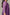 Purple Mul Cotton Shibori Tie-Dye Dress with Hand Embroidery – Amevara