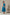Hand Embroidered Handloom Cotton Dress with Floral Motifs in Teal Blue – Suchi