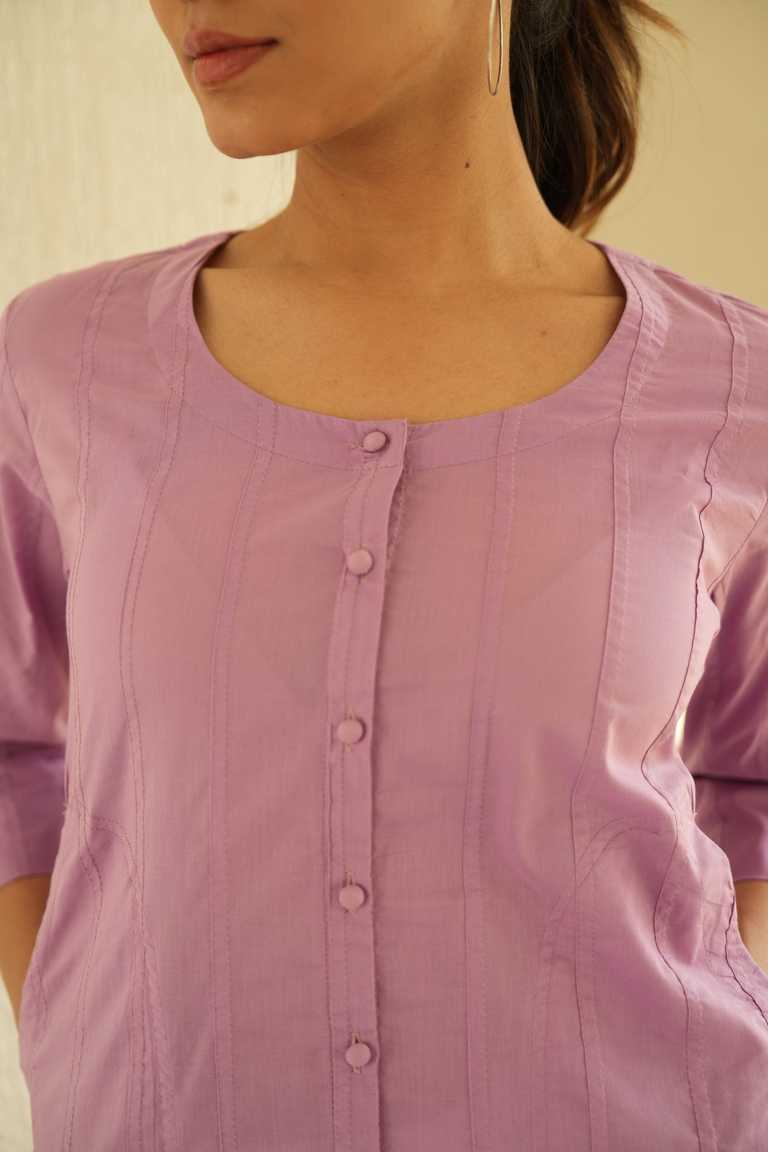 SARAL Pure Cotton Top | Ray-ethnic