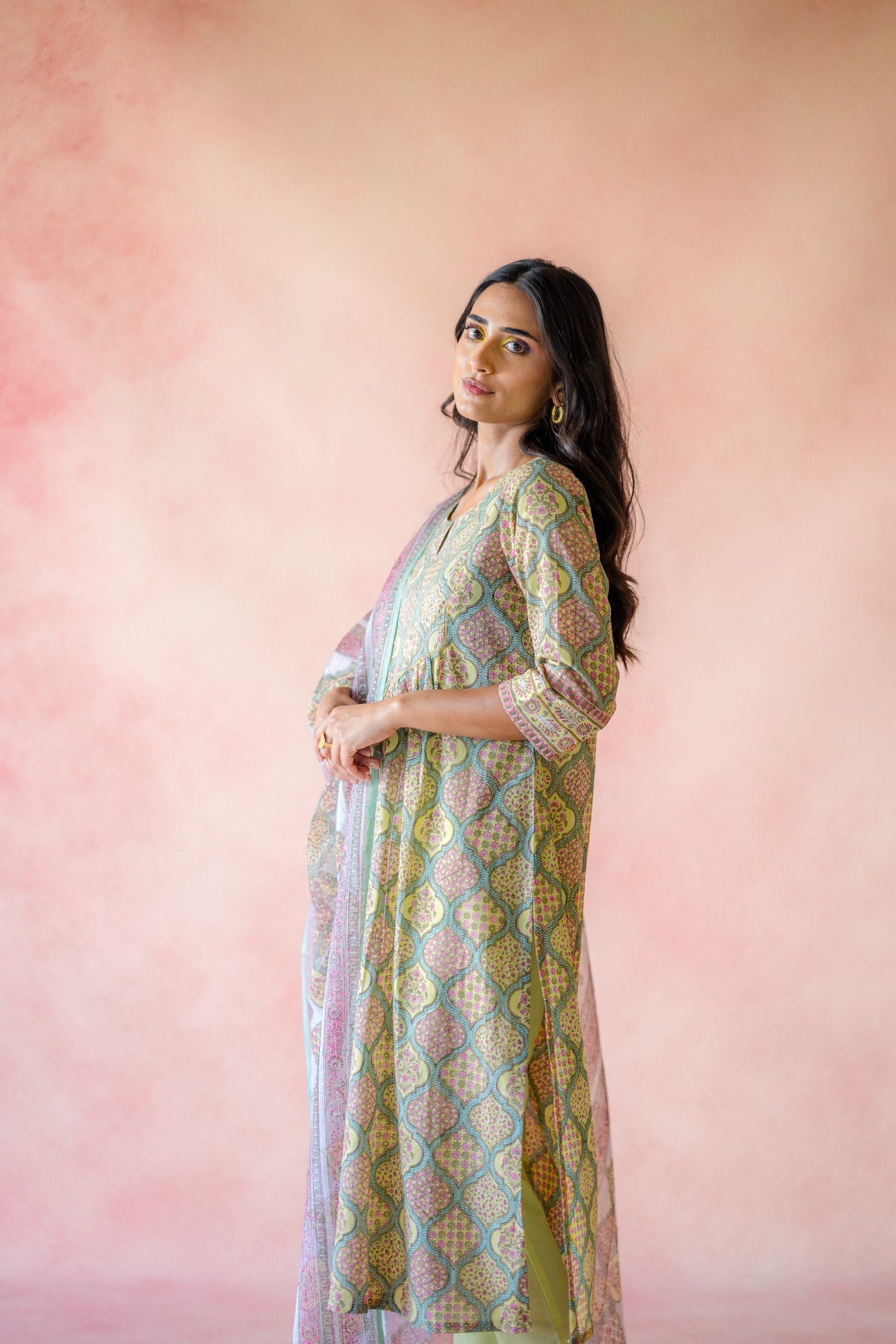 Indian Summer Yellow Cotton Kurta | Ray-ethnic