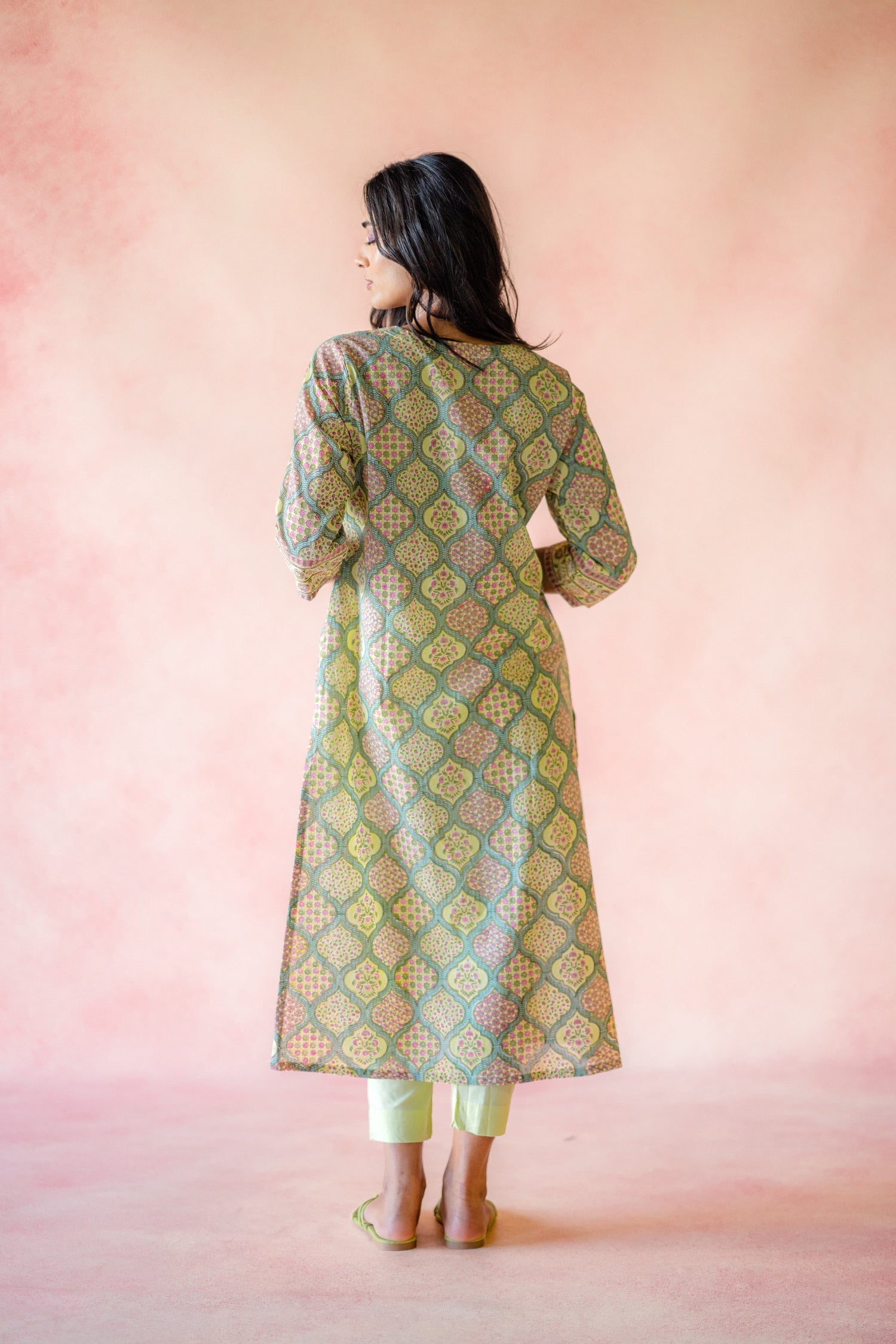 Indian Summer Yellow Cotton Kurta | Ray-ethnic