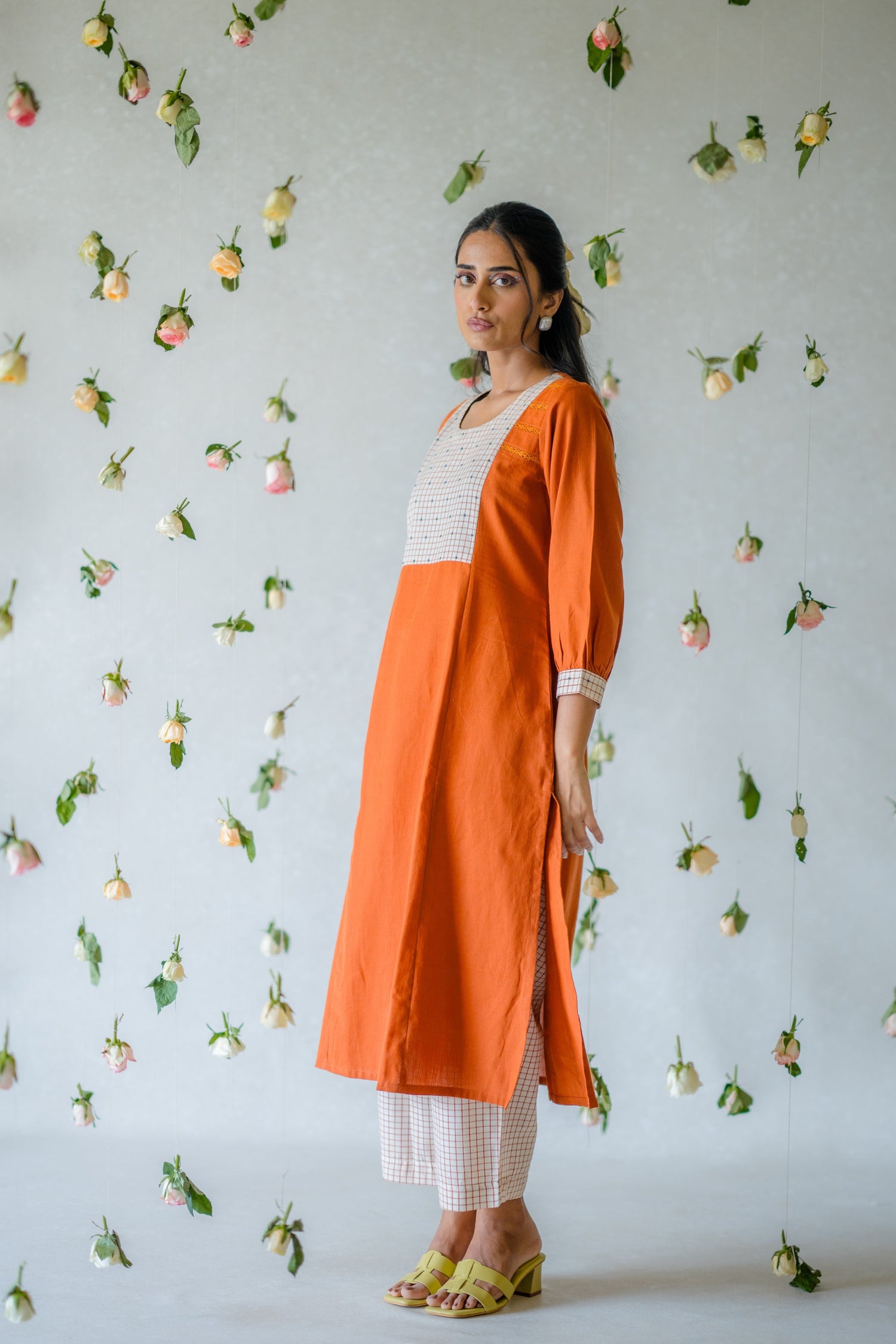 Indian Summer Rust Handloom Set of 2 | Ray-ethnic