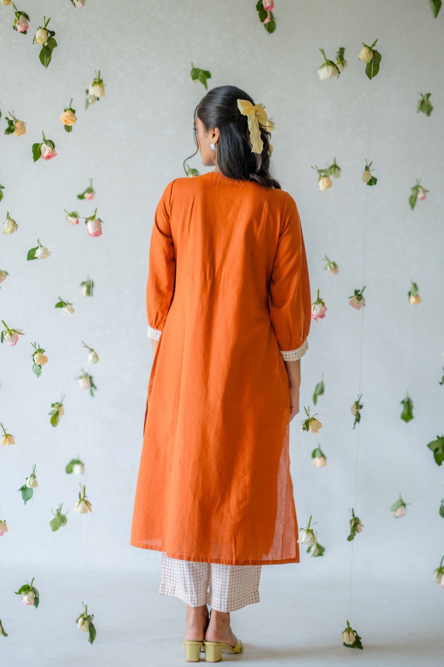 Indian Summer Rust Handloom Set of 2 | Ray-ethnic