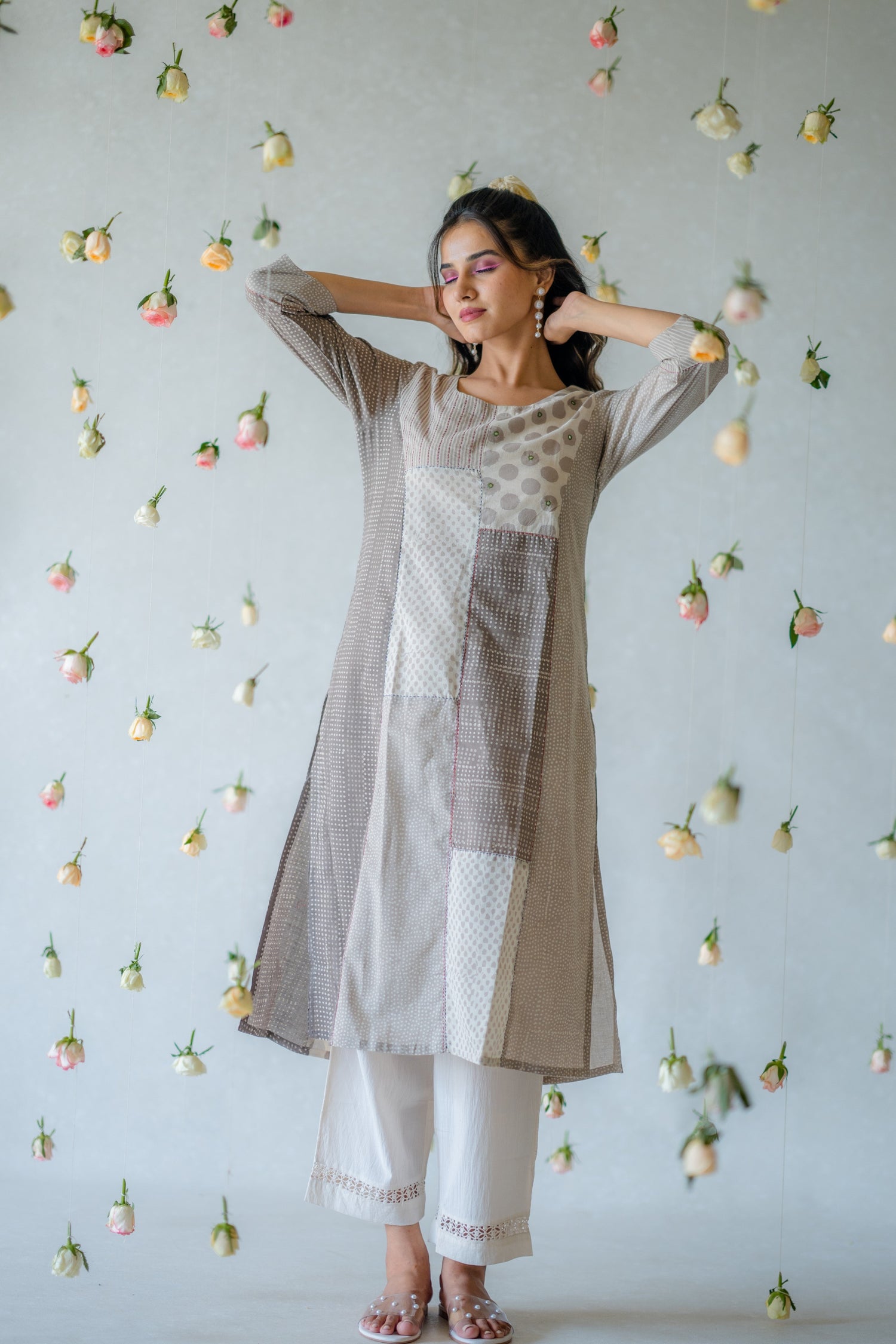 Indian Summer Grey Cotton Kurta | Ray-ethnic