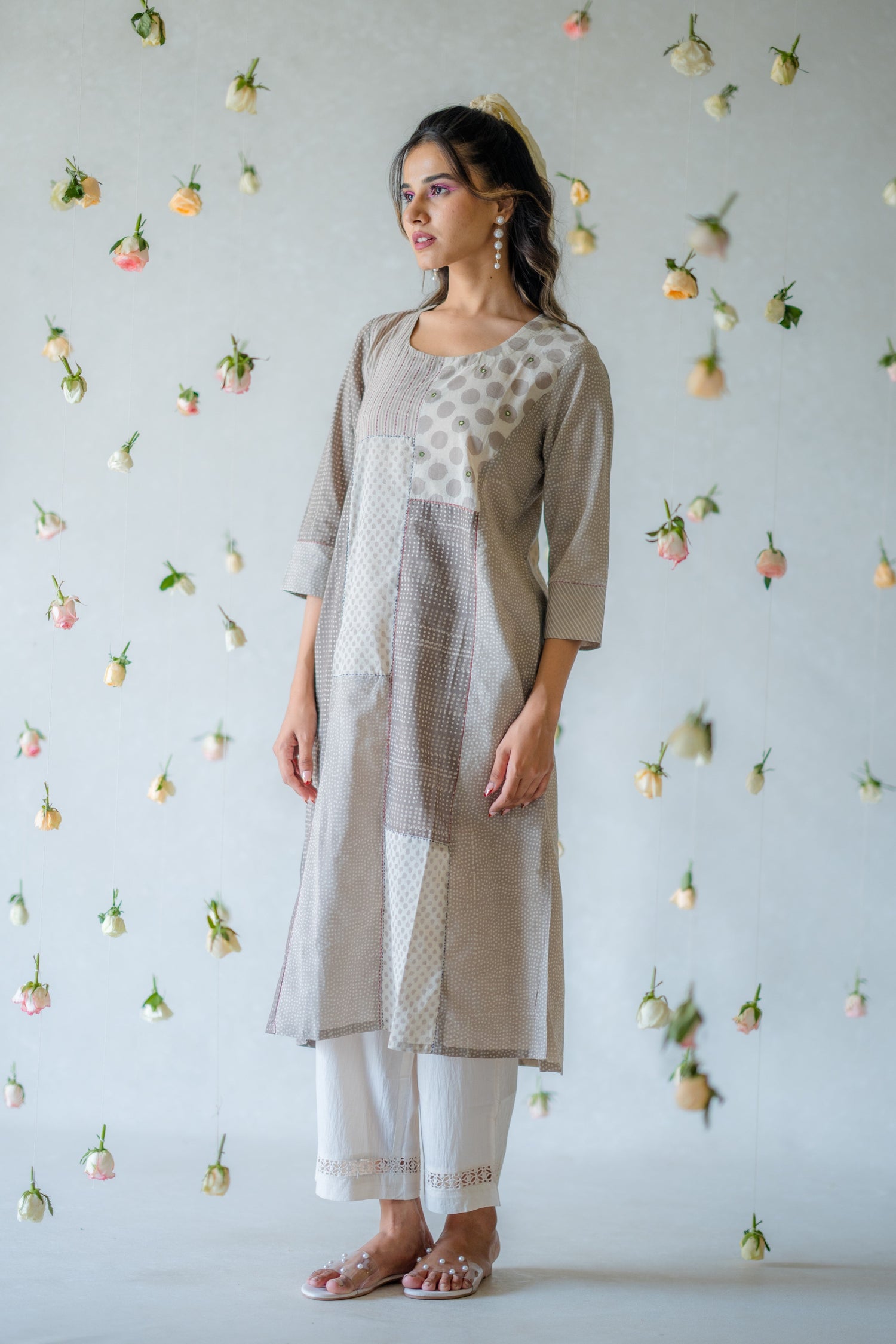 Indian Summer Grey Cotton Kurta | Ray-ethnic