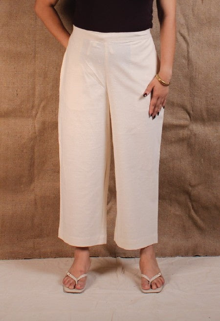 Natural Cotton Easy Pants for Women | Ray Ethnic