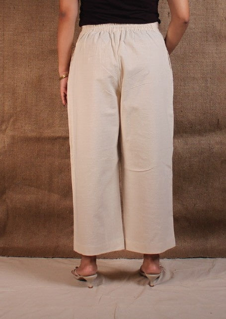 Natural Cotton Easy Pants for Women | Ray Ethnic