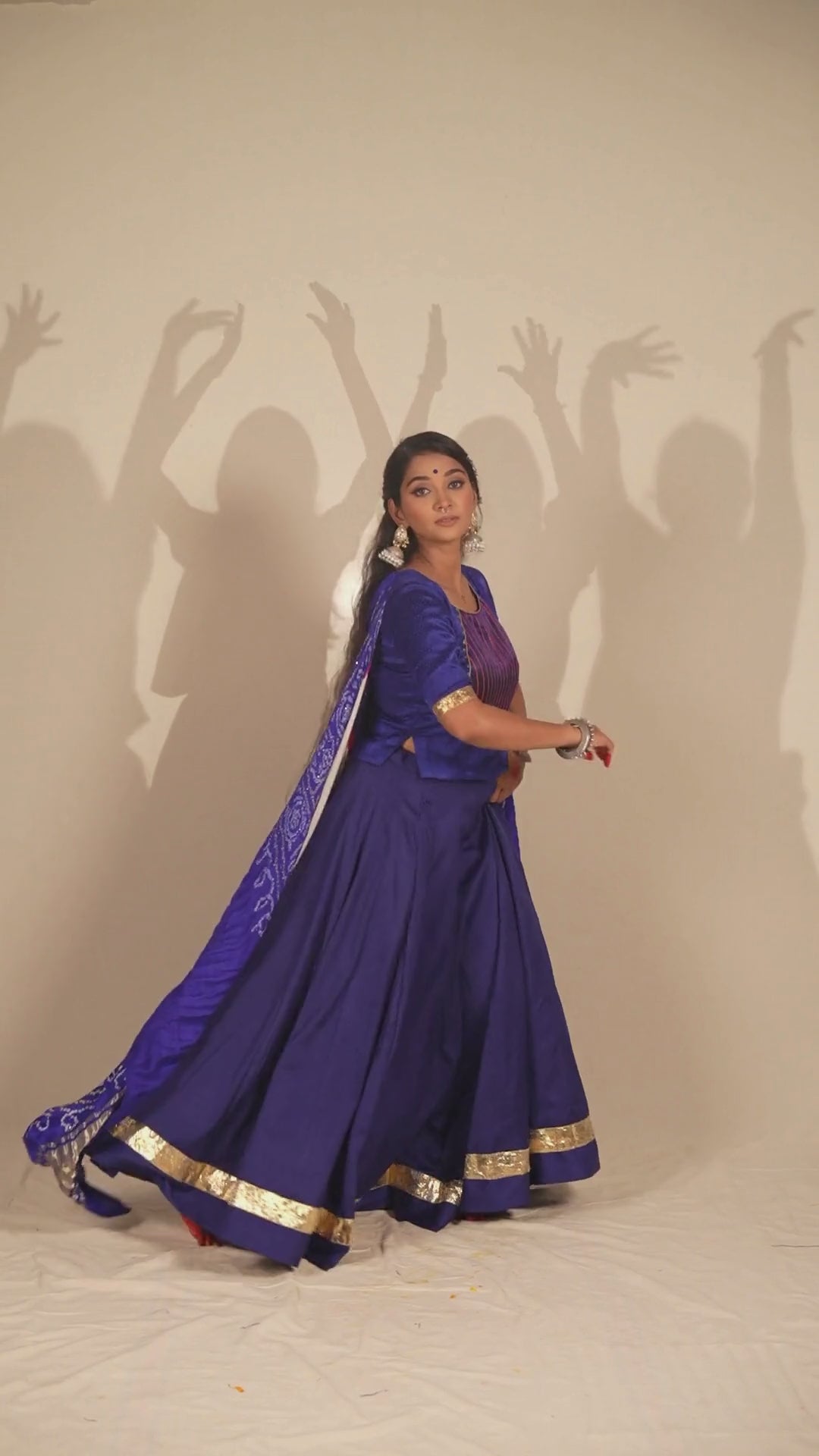 Deep Indigo Modal Silk Skirt – NavRas