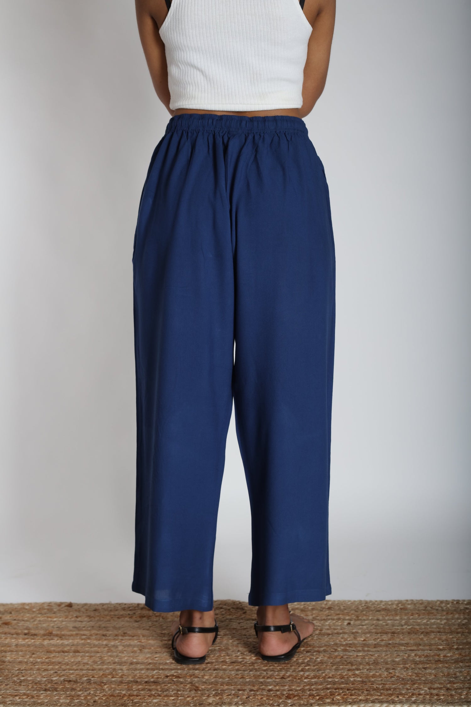 Loose Viscose Pants | Ray-Ethnic