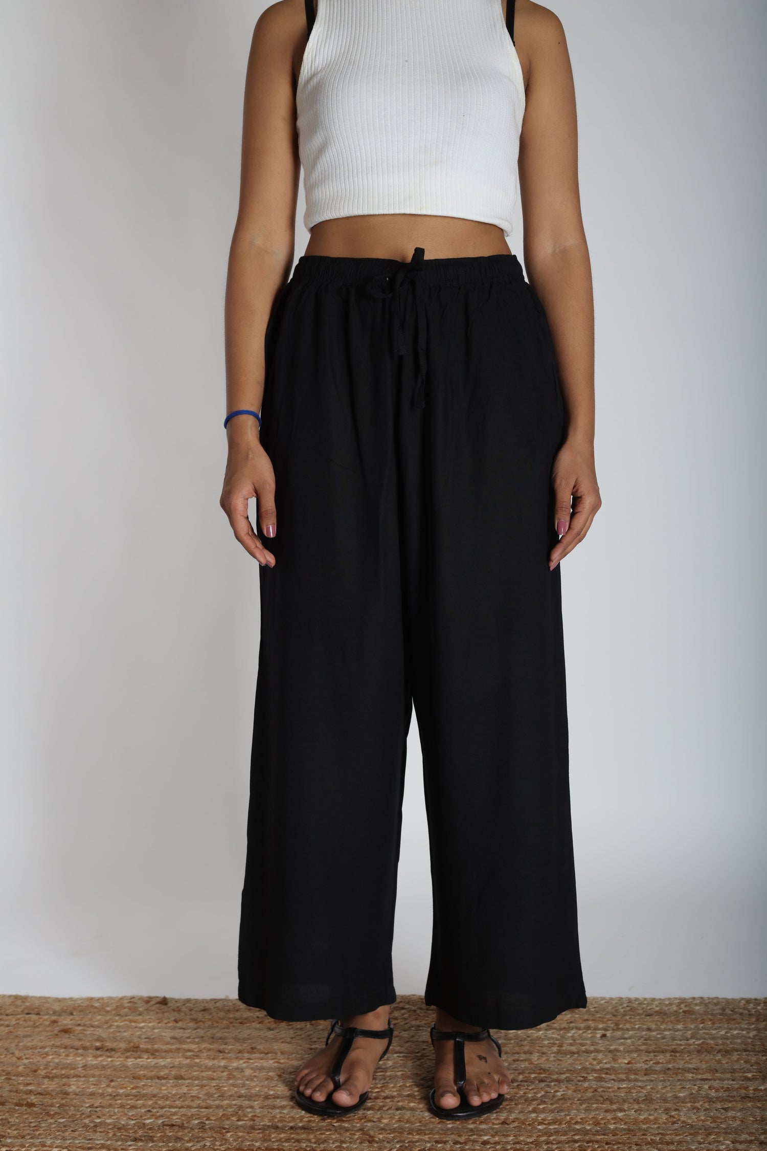 Loose Viscose Pants | Ray-Ethnic