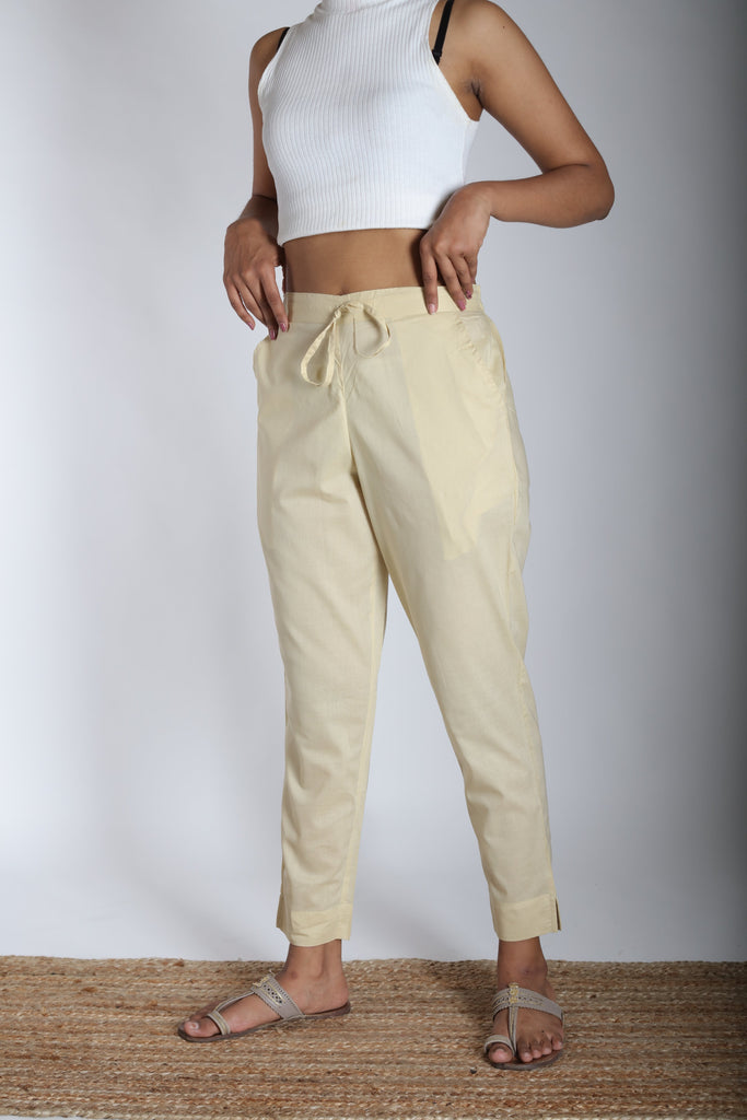 Monki Linen Crepe Paperbag Pants, Women's Fashion, Bottoms, Other Bottoms  on Carousell