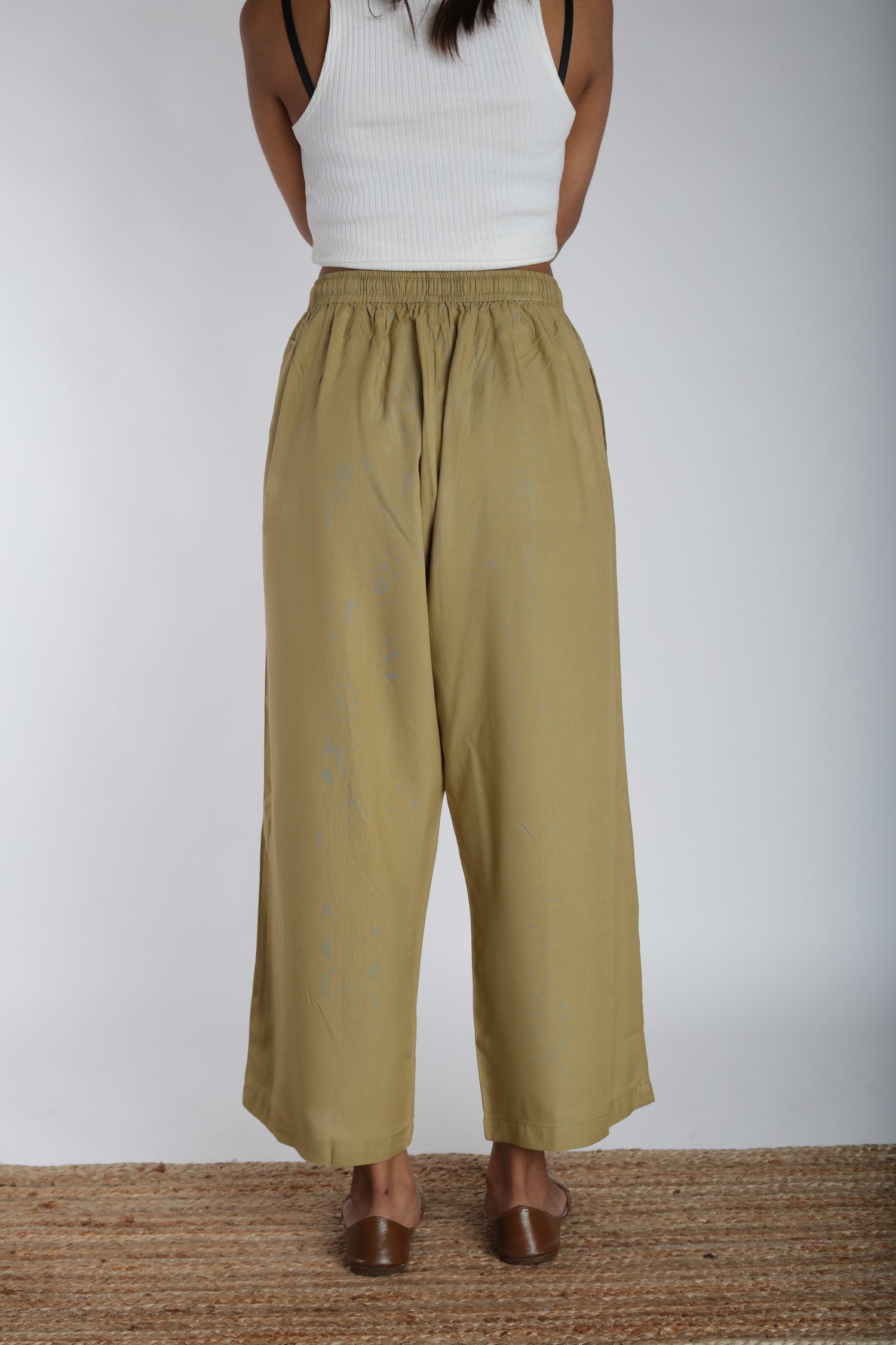 Loose Viscose Pants | Ray-Ethnic