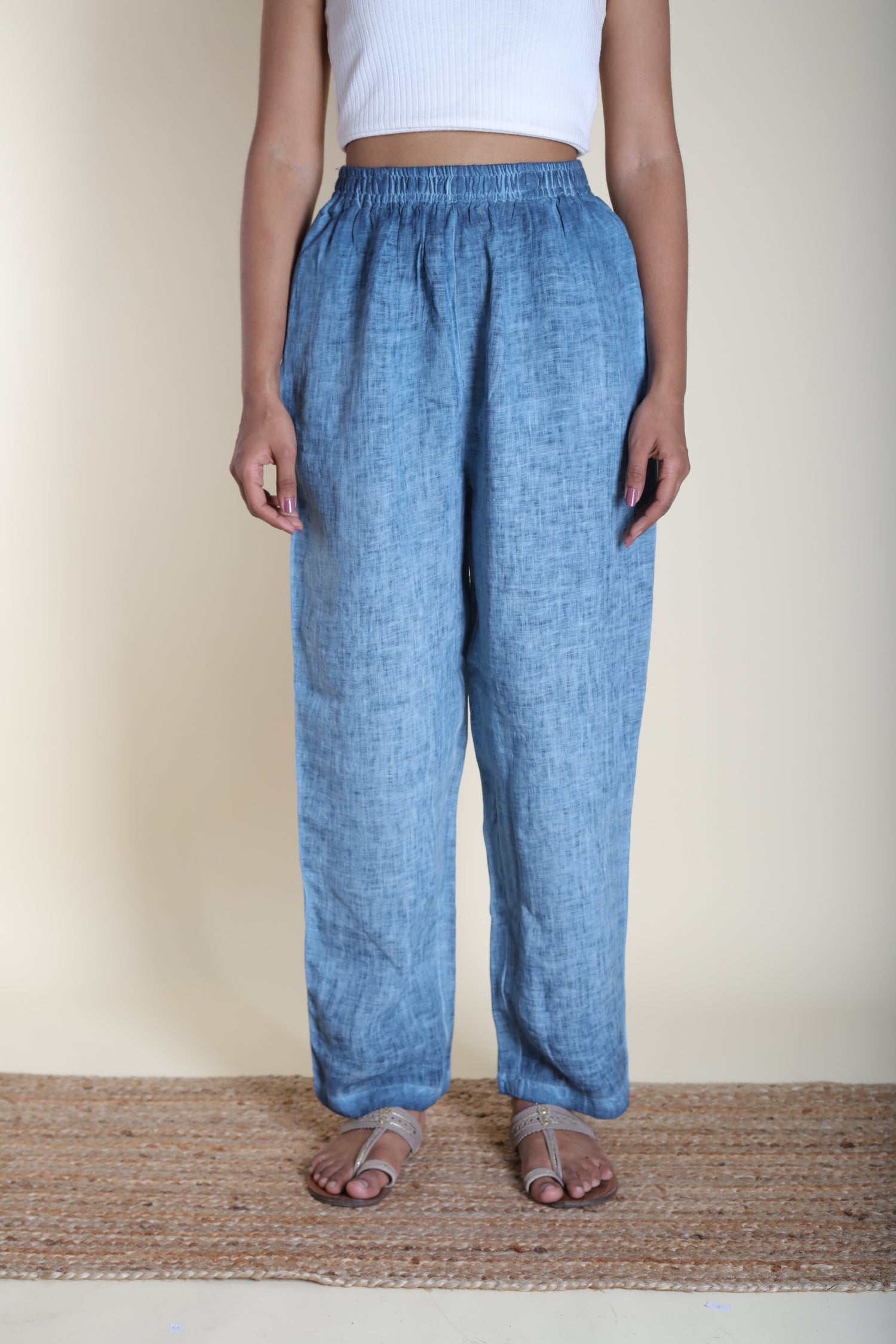 Linen Pants | Ray-Ethnic