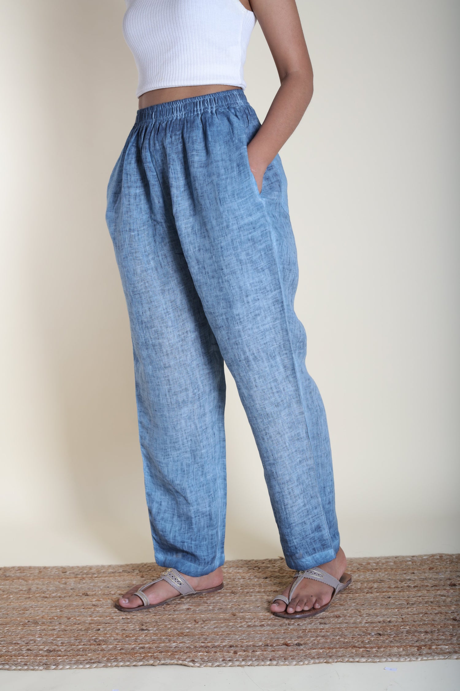 Linen Pants | Ray-Ethnic