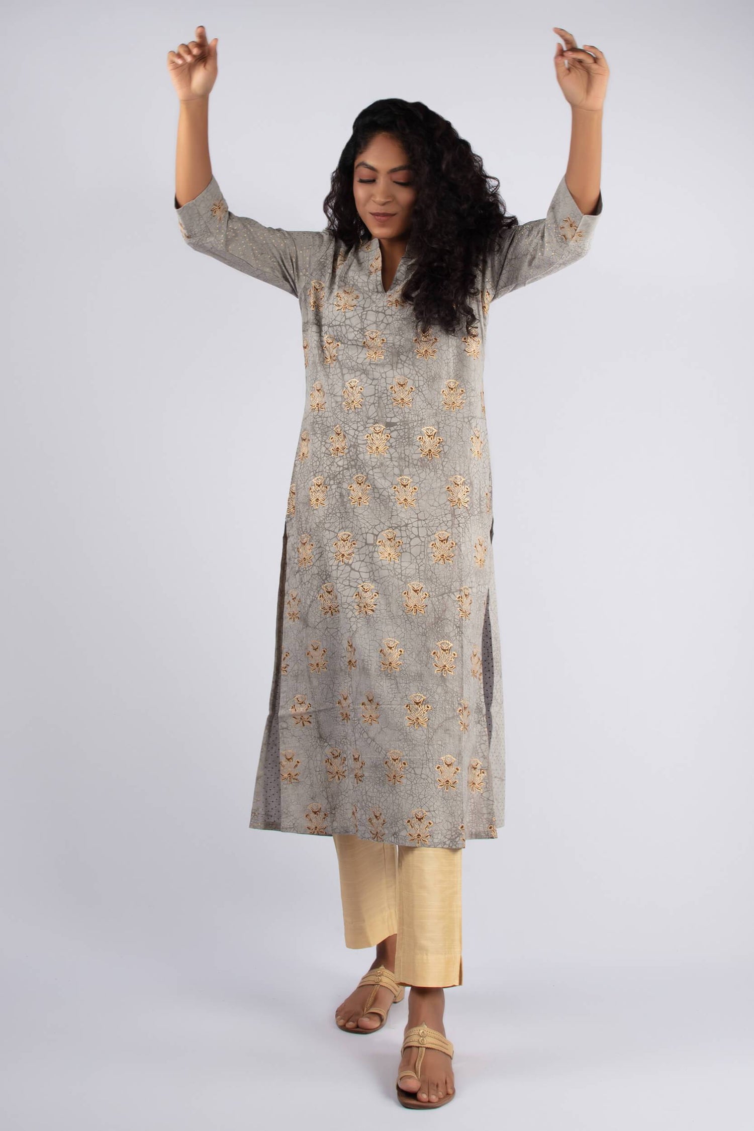 Slub Silk Pants | Ray-Ethnic