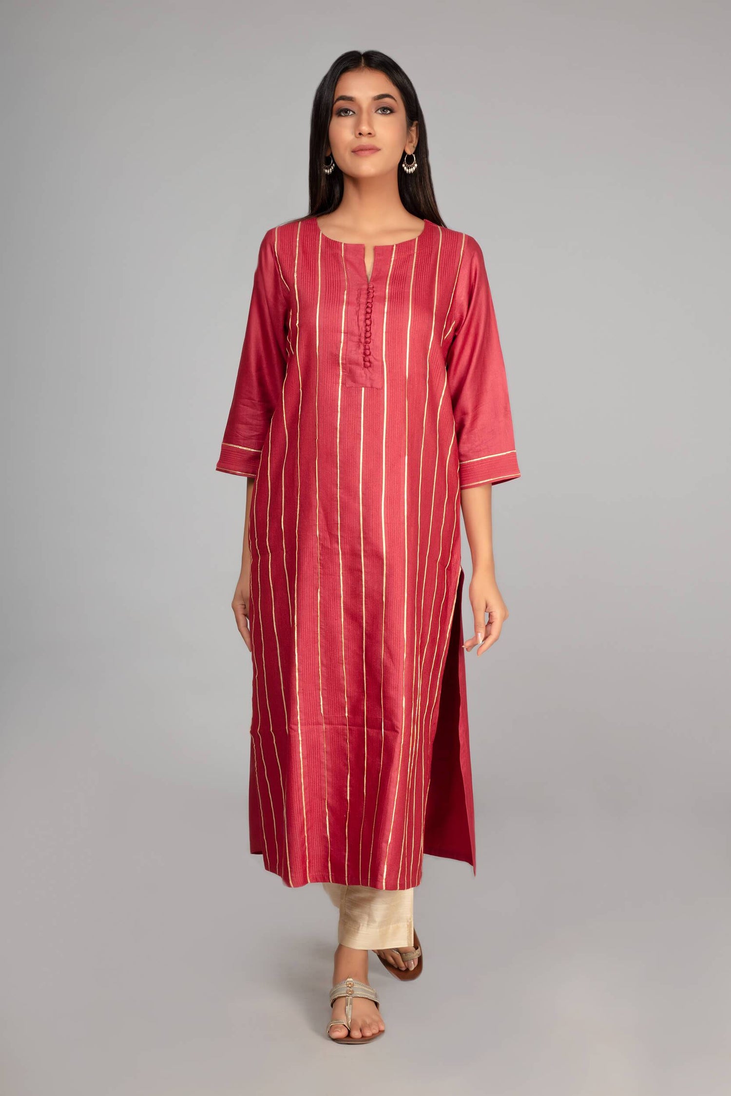 Slub Silk Pants | Ray-Ethnic