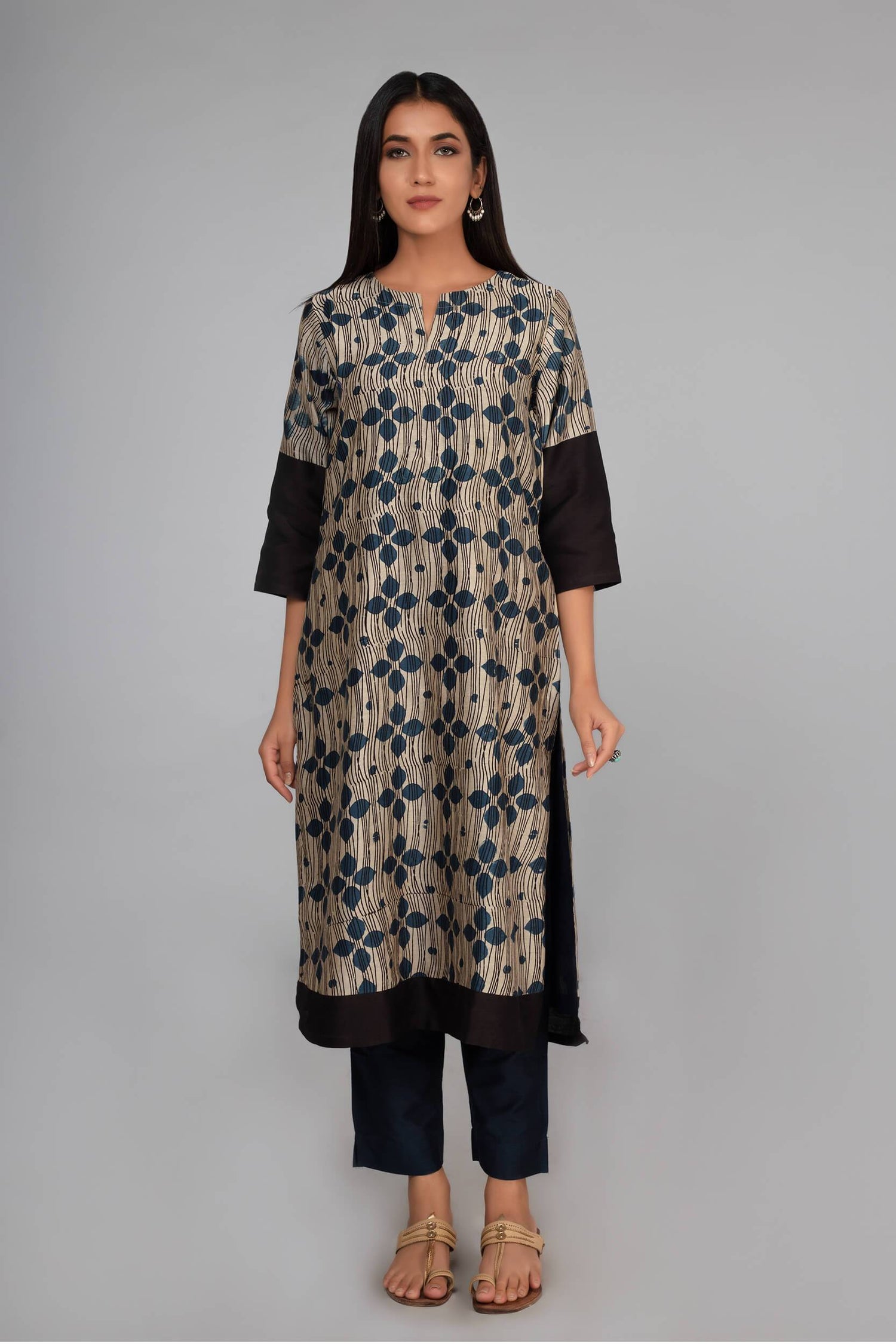 Slub Silk Pants | Ray-Ethnic