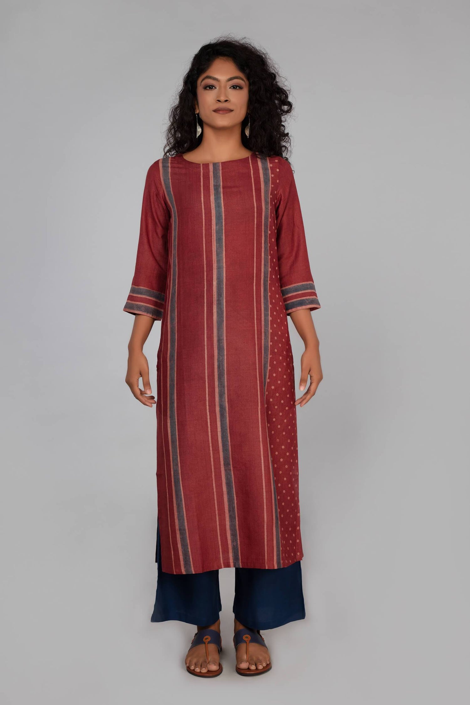 Loose Viscose Pants | Ray-Ethnic