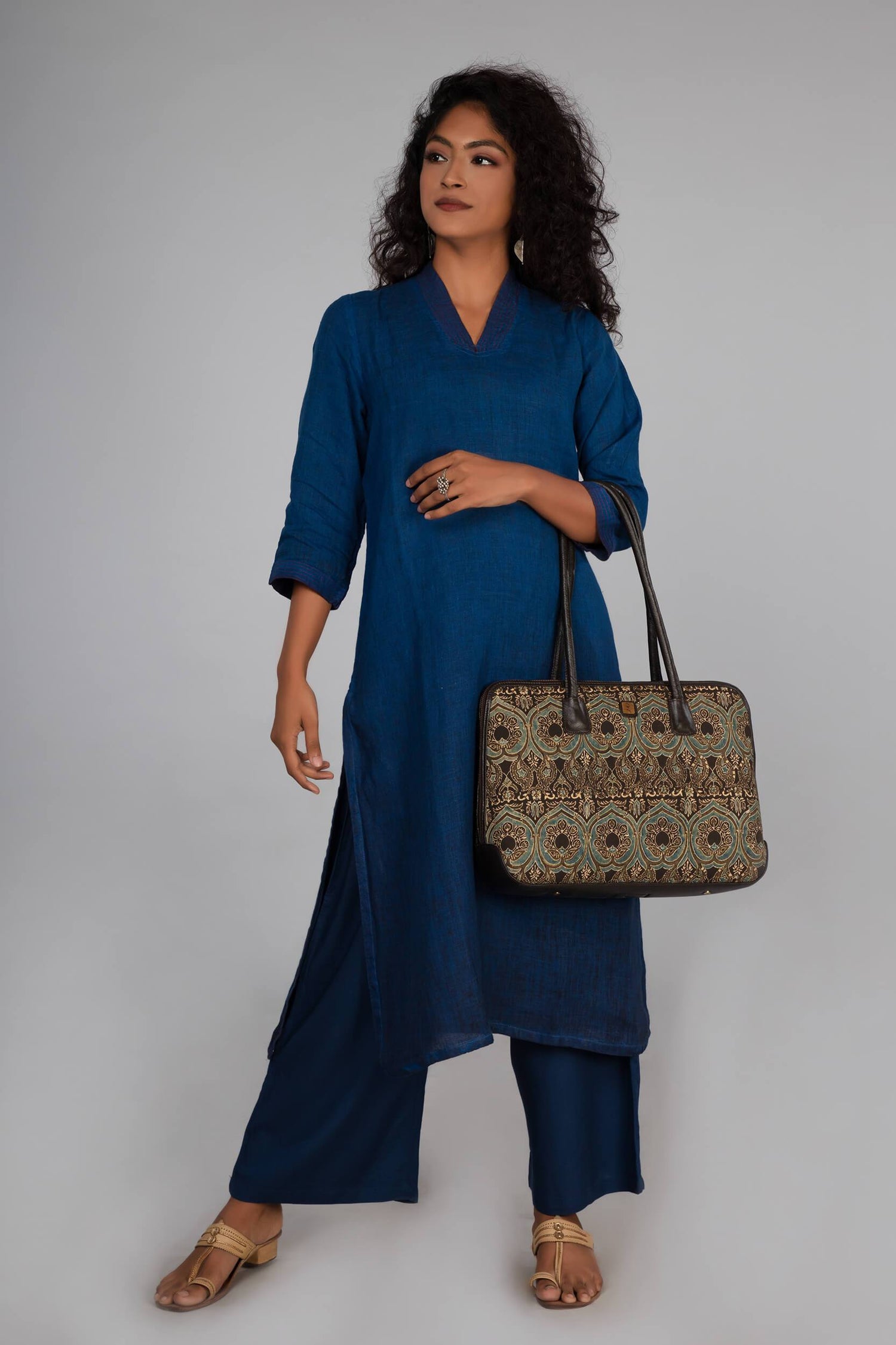 Loose Viscose Pants | Ray-Ethnic