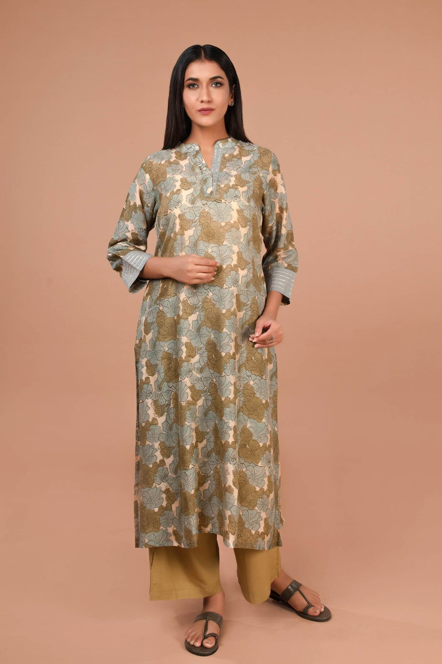 Loose Viscose Pants | Ray-Ethnic