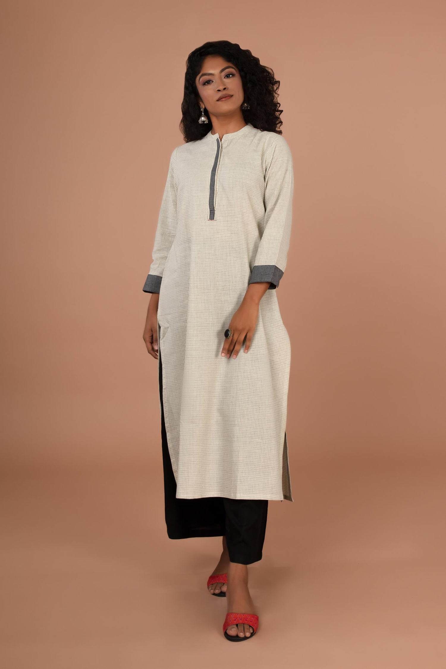 Loose Viscose Pants | Ray-Ethnic