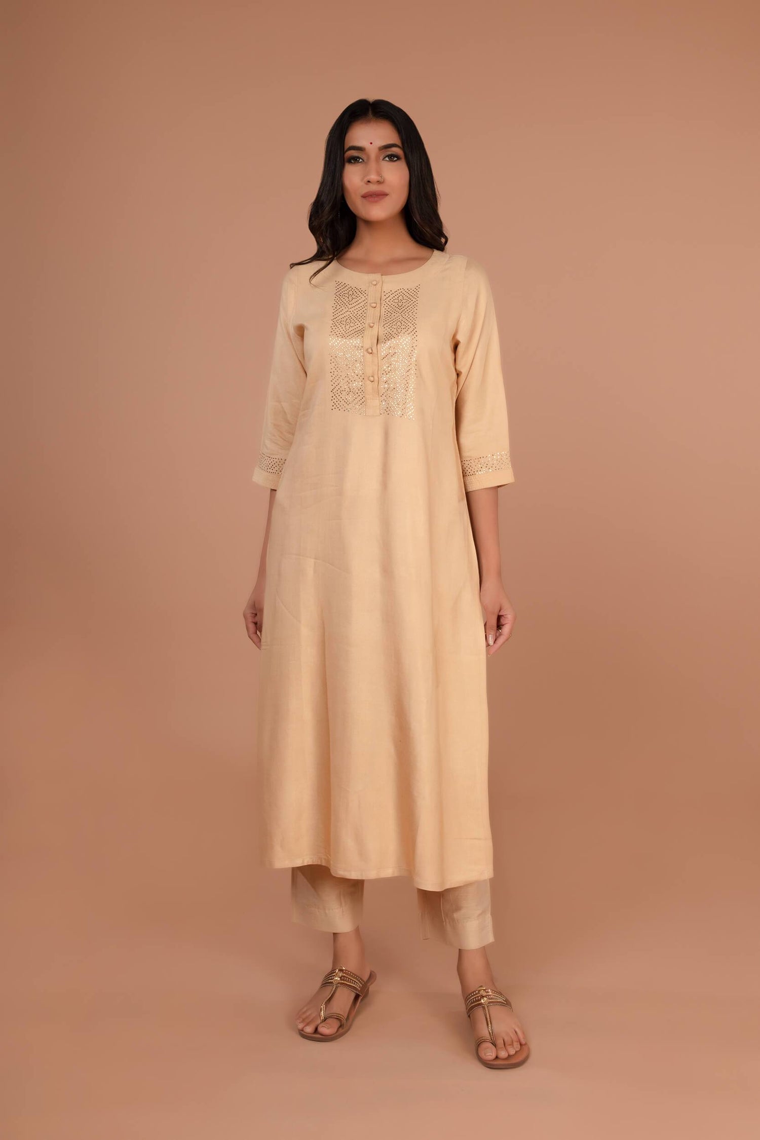 Slub Silk Pants | Ray-Ethnic