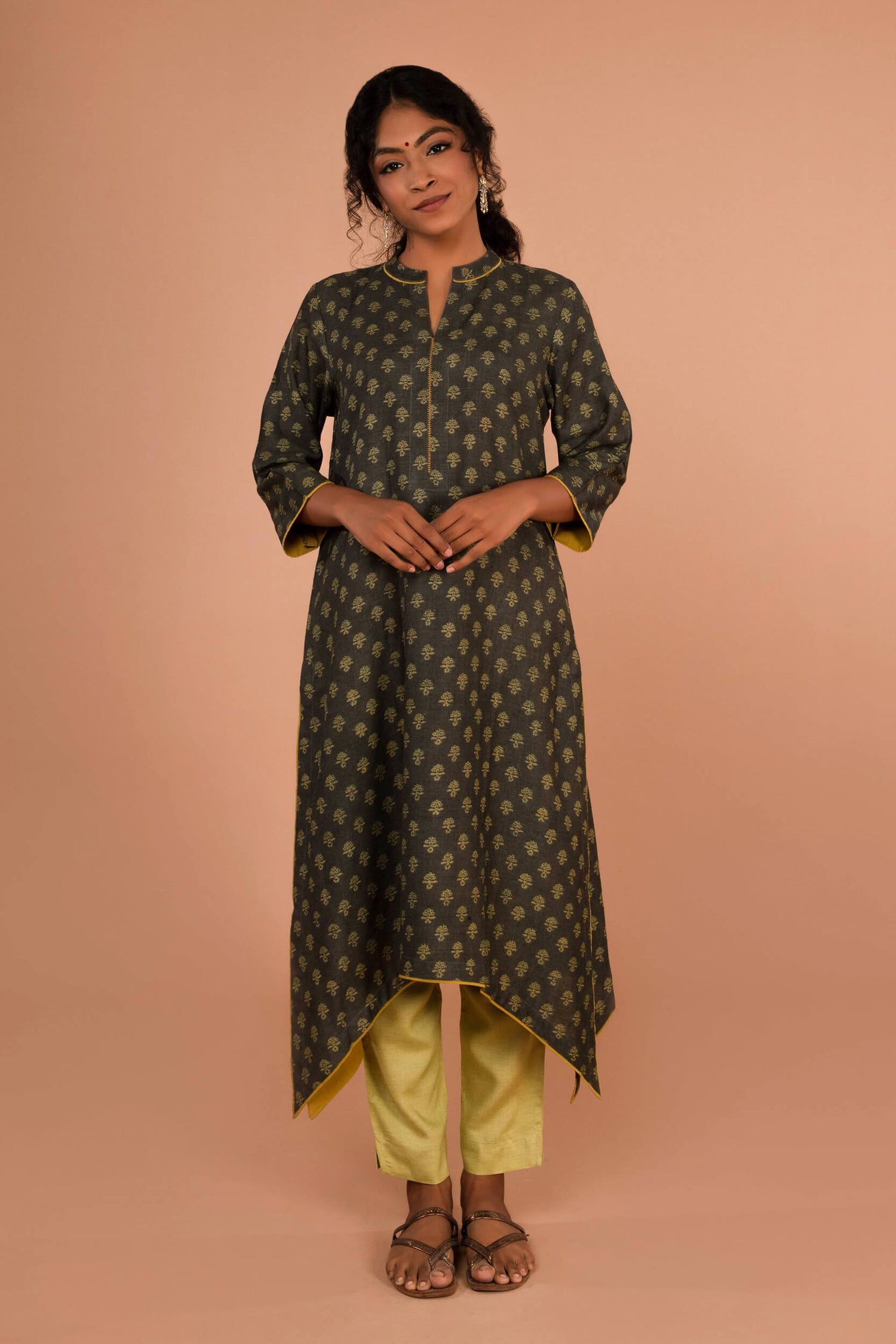 Slub Silk Pants | Ray-Ethnic