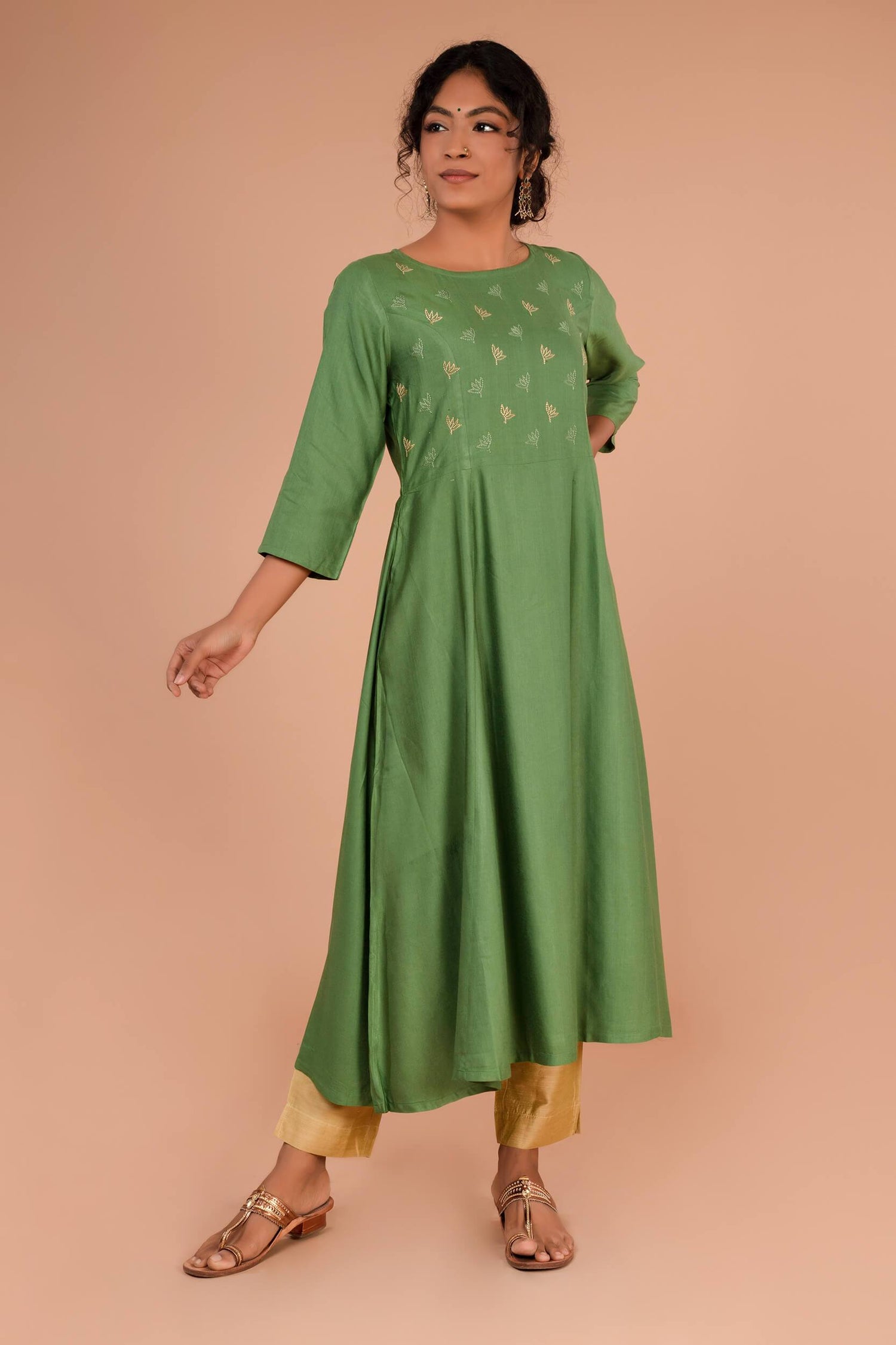 Slub Silk Pants | Ray-Ethnic