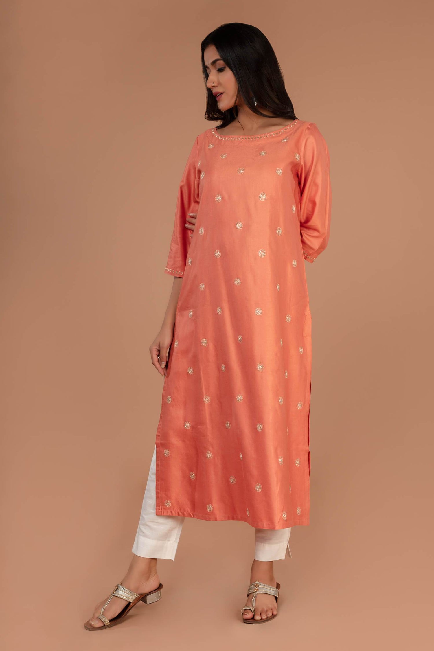 Slub Silk Pants | Ray-Ethnic