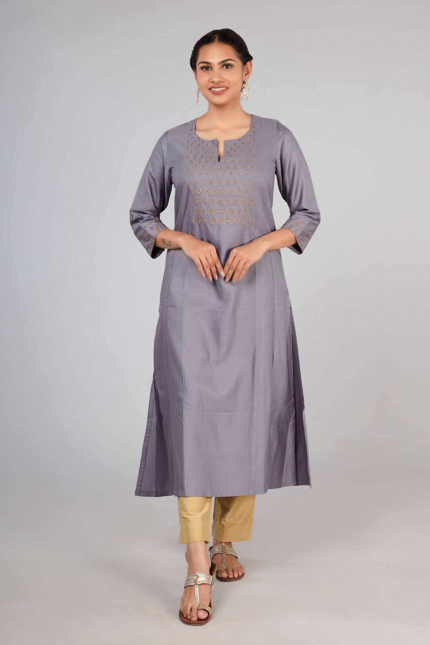 Slub Silk Pants | Ray-Ethnic