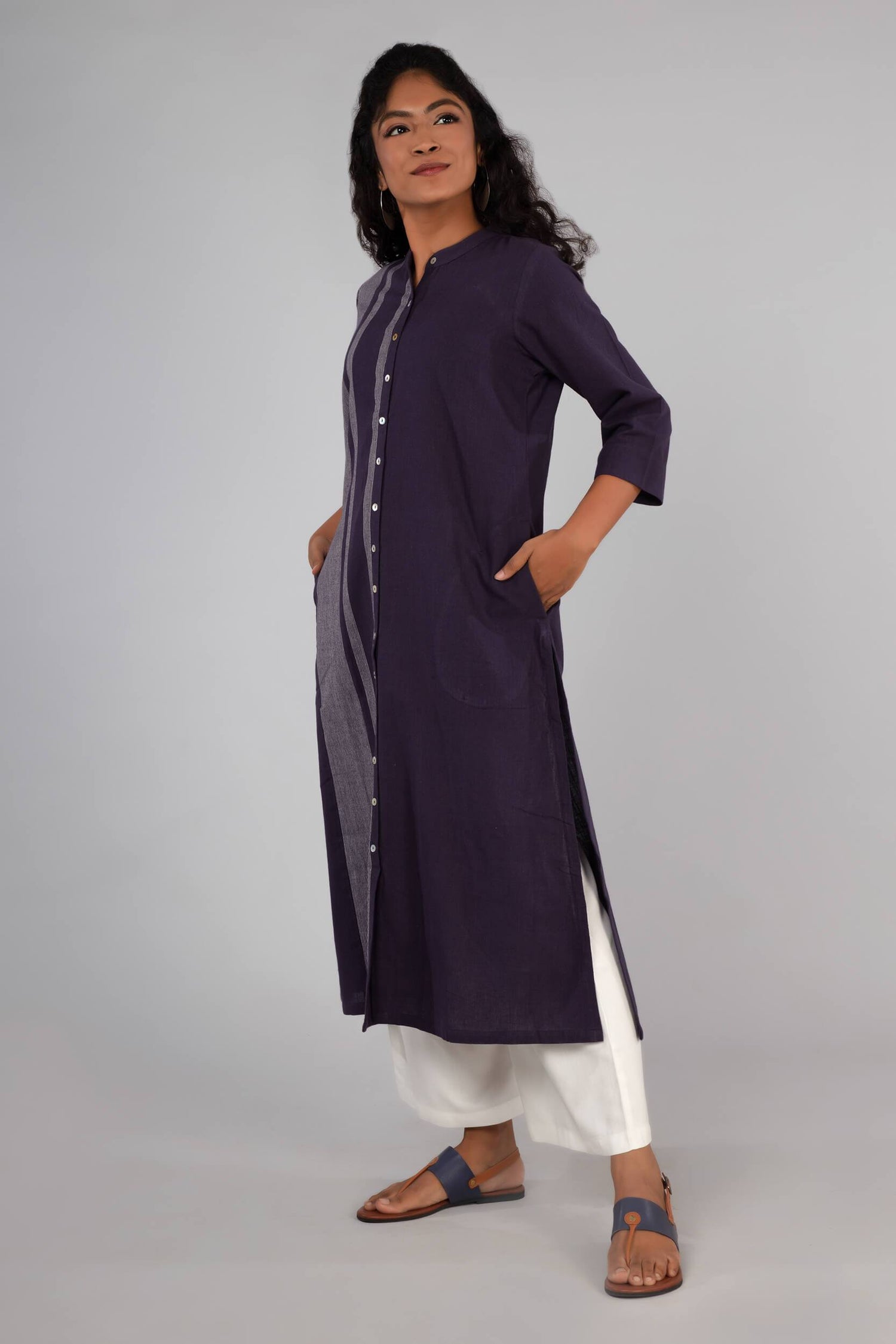 Loose Viscose Pants | Ray-Ethnic