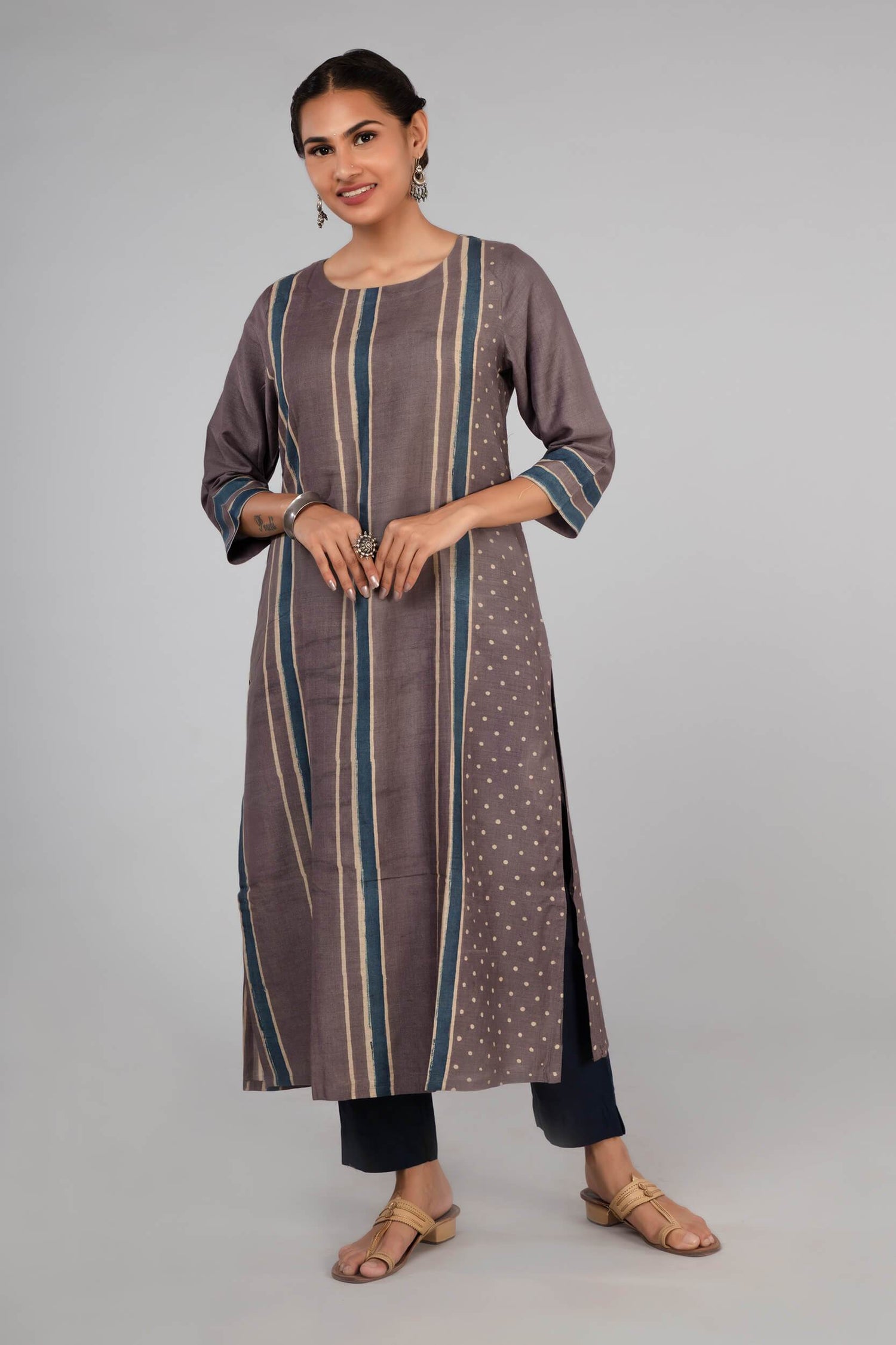 Slub Silk Pants | Ray-Ethnic